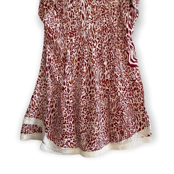 Poupette St Barth Sasha‎ Mini Dress in Leopard Print Size XS, New with Tags - Picture 10 of 15
